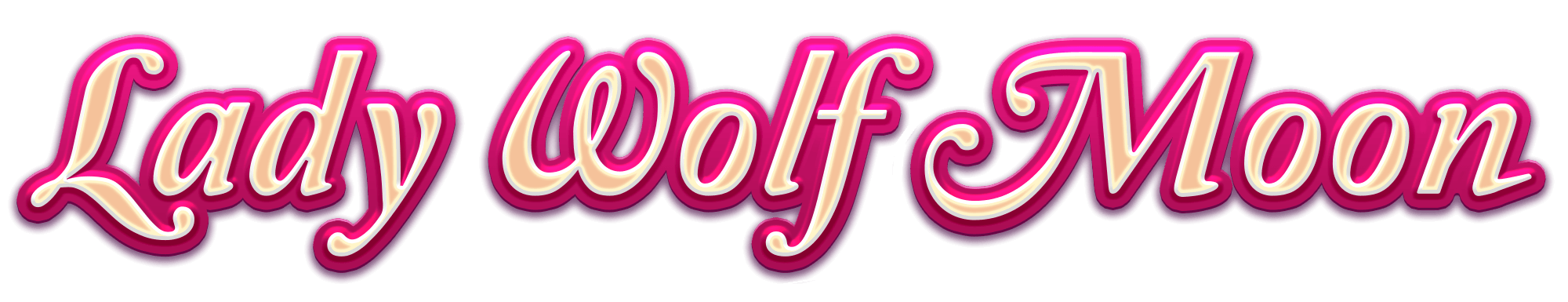 lady wolf moon megaways logo